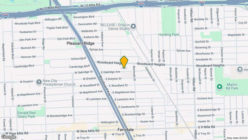371 E Oakridge Ave Map and Location Details