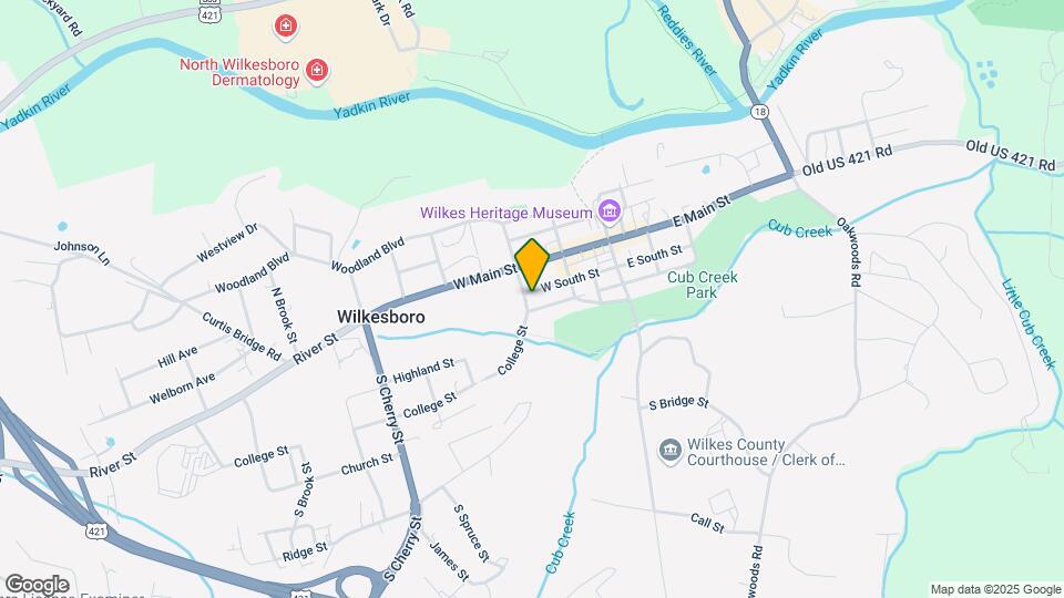 Historic Wilkesboro School Map and Location Details