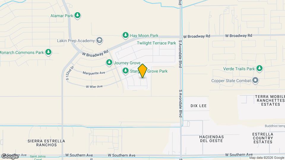 4829 S 117th Dr Map and Location Details
