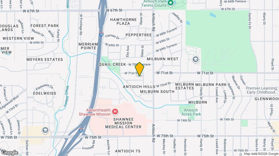 8806 W 71st Terrace Mapa y Detalles de la Ubicación