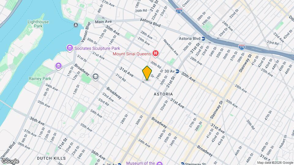 25-21 31st Avenue Mapa y Detalles de la Ubicación