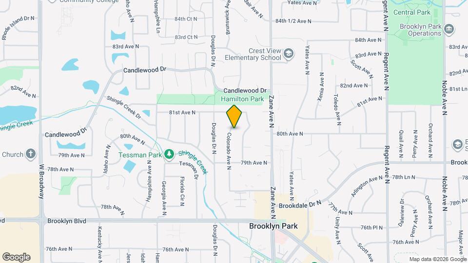 8008 Colorado Ave N Map and Location Details