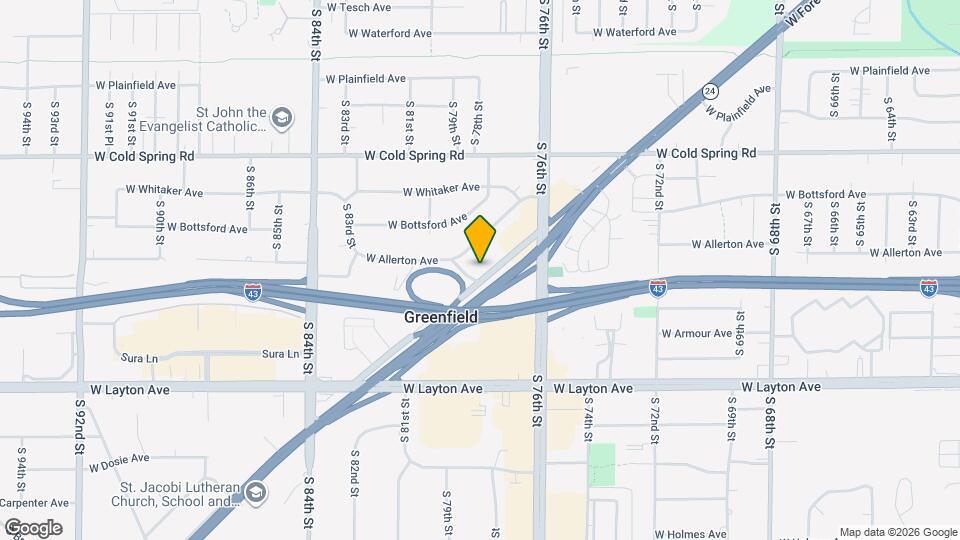 7802 W Forest Home Ave, Unit 7802 Map and Location Details