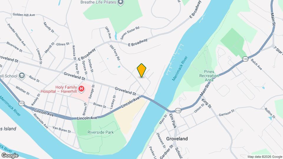 130 Old Ferry Rd, Unit Groveland estates Mapa y Detalles de la Ubicación