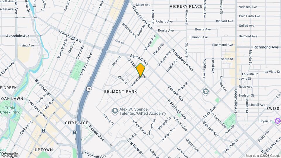 4814 Manett St Map and Location Details