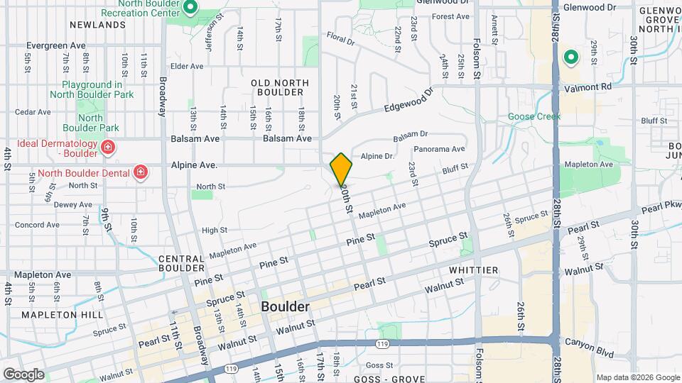 2409 20th St Map and Location Details