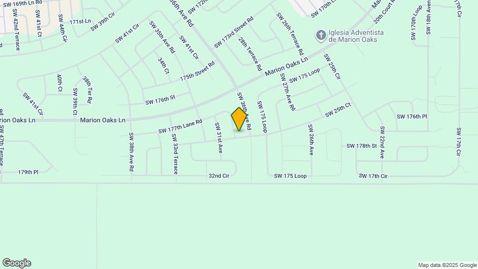 3039 SW 177th Lane Rd Map and Location Details