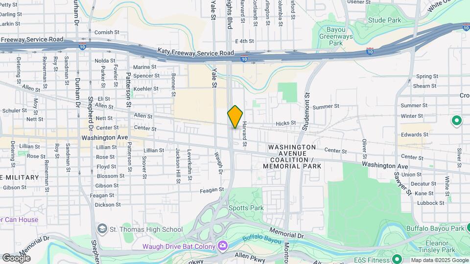 114 Heights Blvd Mapa y Detalles de la Ubicación