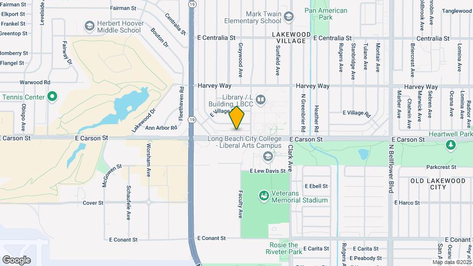 4555 E Carson St, Unit 4555.5 East Carson Street Map and Location Details