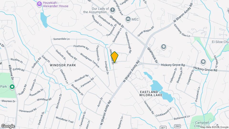 4105 Abbeydale Dr Map and Location Details