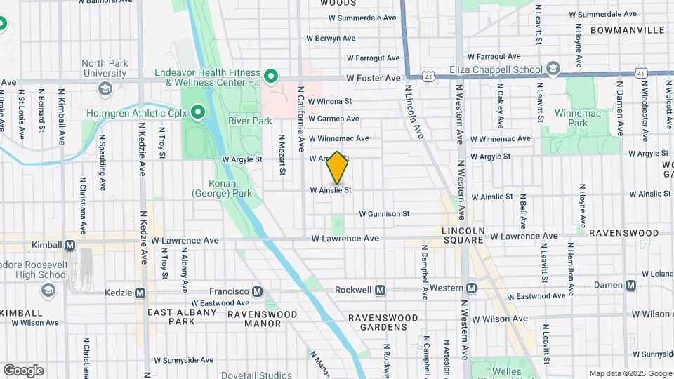 2704 W Ainslie St Map and Location Details