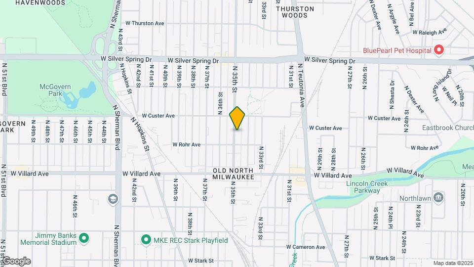 5328 N 35th St Map and Location Details