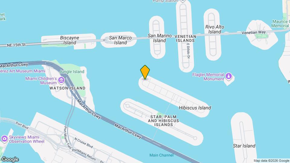 420 N Hibiscus Dr Map and Location Details