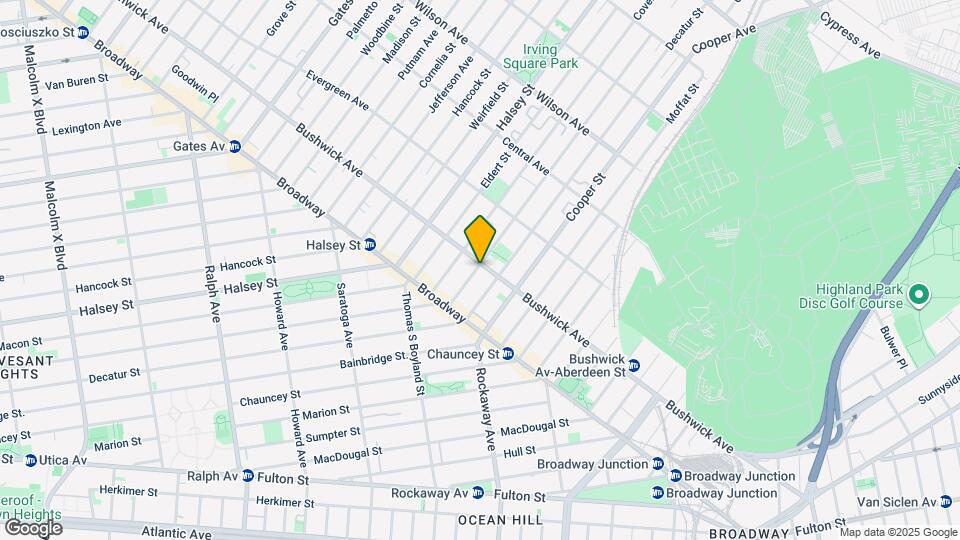 1340 Bushwick Ave, Unit 3 Map and Location Details