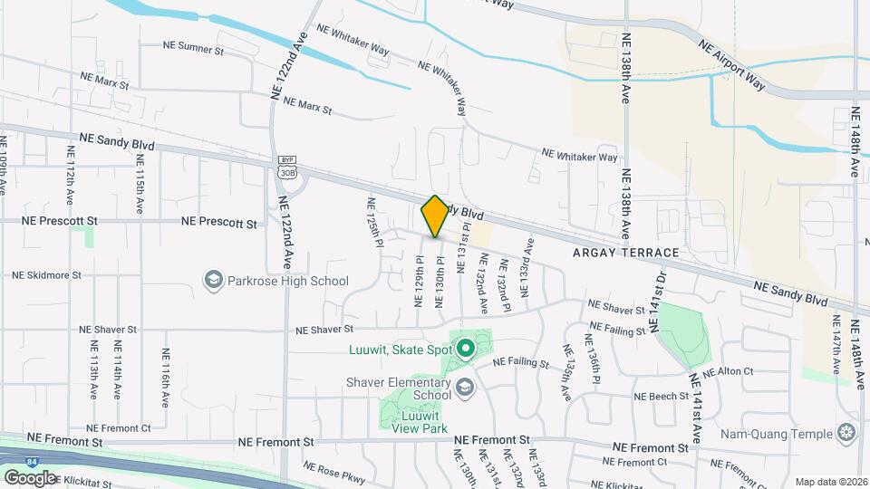 4325 NE 130th Pl Map and Location Details