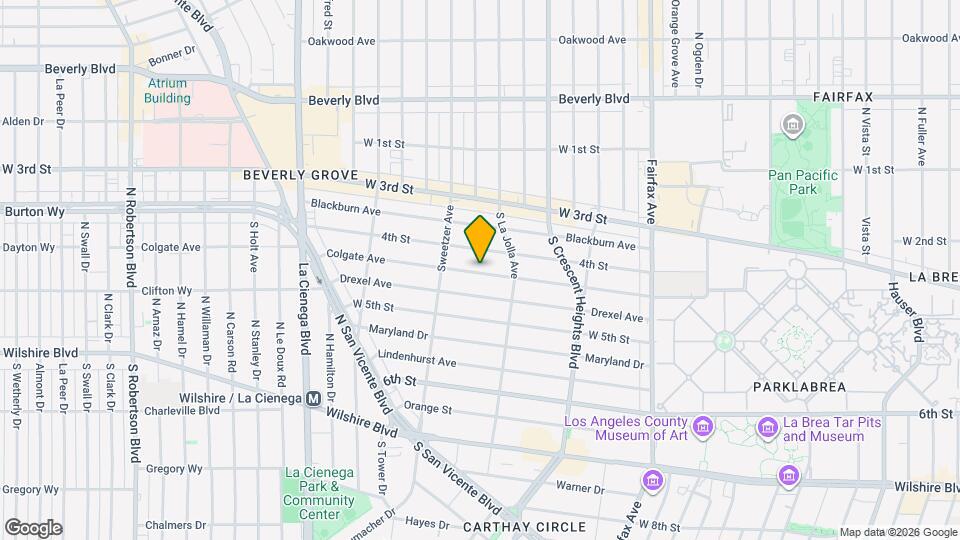 6552 Colgate Ave Map and Location Details
