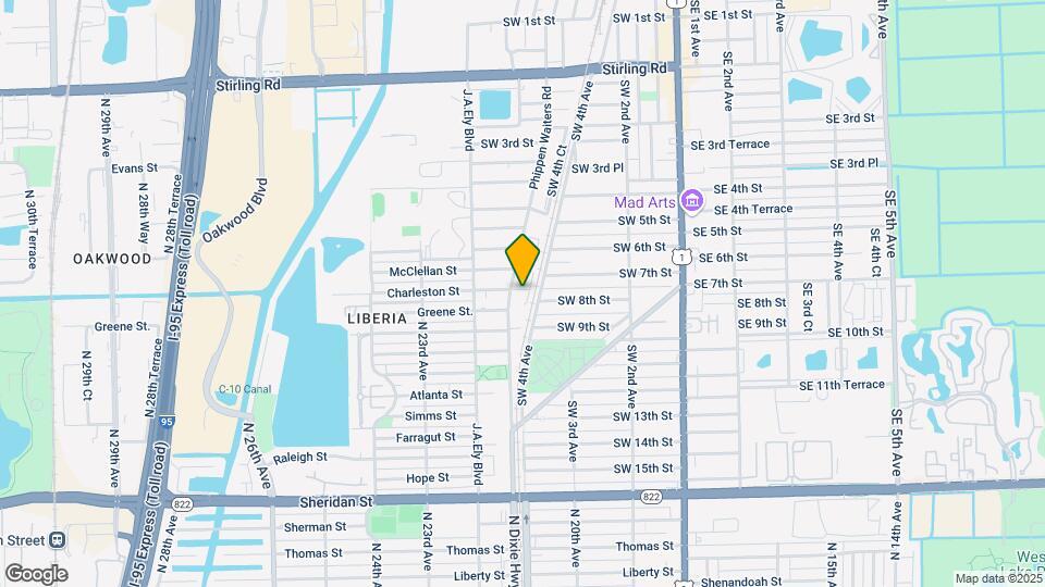 685 SW 7th Ter Map and Location Details