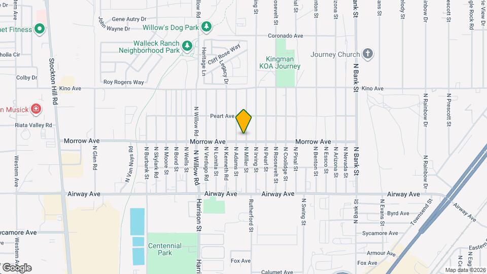 3631 N Miller St Map and Location Details