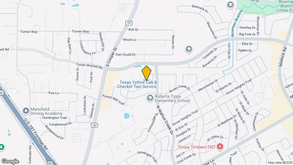 206 Rock Meadow Trail Map and Location Details