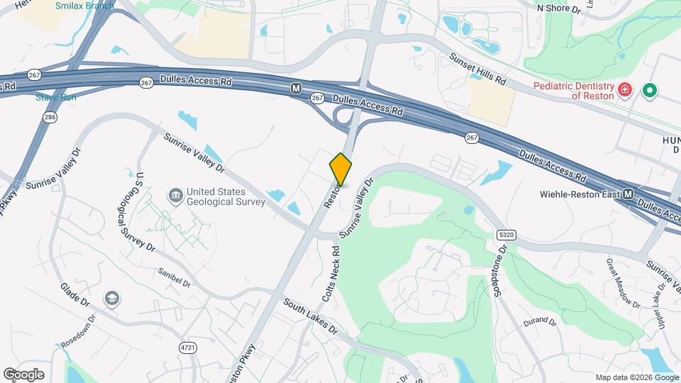 11850 Sunrise Valley Dr Map and Location Details