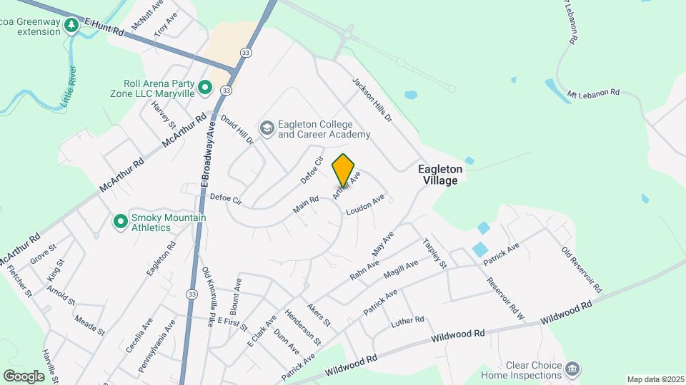 507 Arthur Ave Map and Location Details