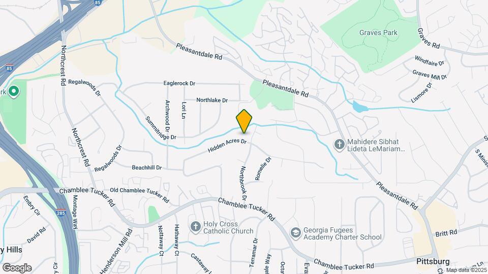 3598 Hidden Acres Dr Map and Location Details