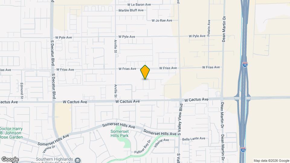 10382 Arroyo Willow St Map and Location Details