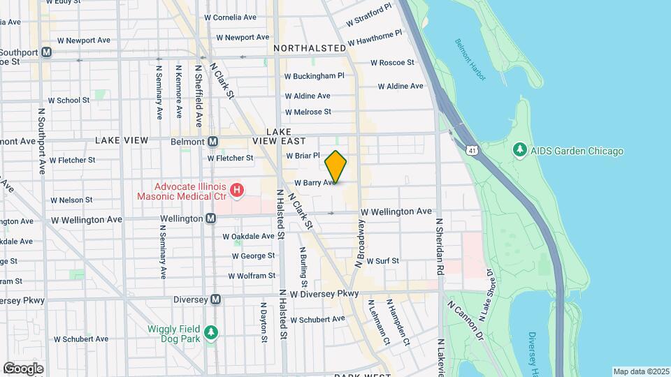 635 W Barry Ave, Unit 107 Mapa y Detalles de la Ubicación