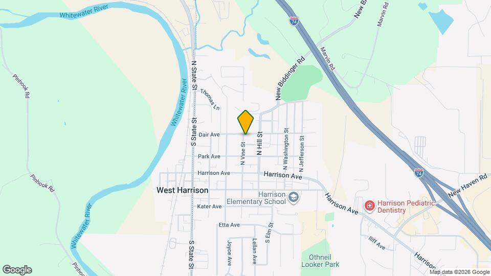 220 N Vine St Map and Location Details