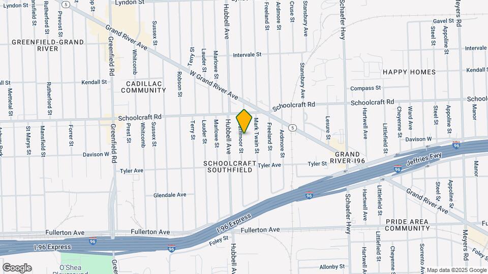 13330 Strathmoor St Map and Location Details
