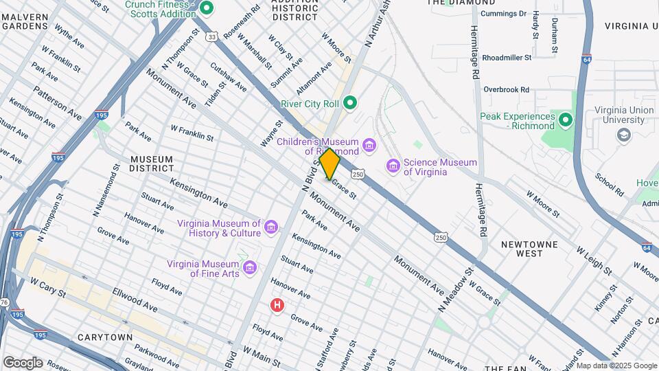 2717 W Grace St Map and Location Details