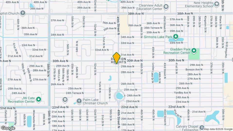 2900 49th Street N Mapa y Detalles de la Ubicación