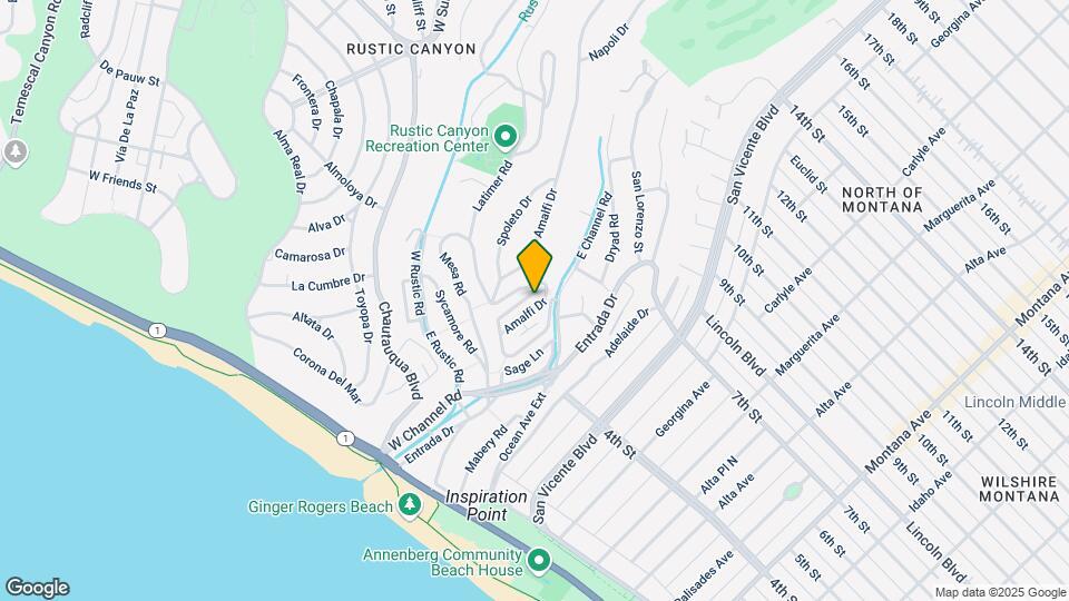 345 Amalfi Dr, Unit Studio Map and Location Details