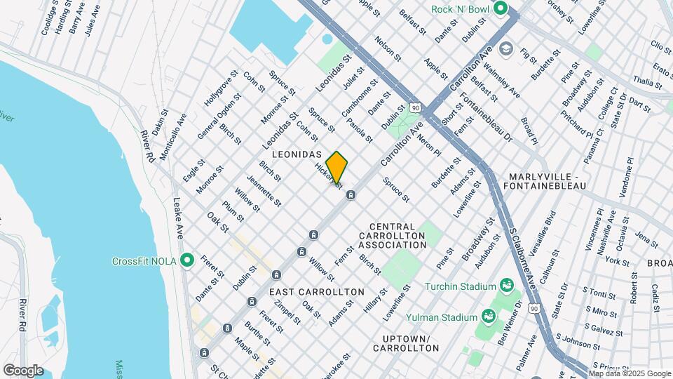 8124 Hickory St Mapa y Detalles de la Ubicación