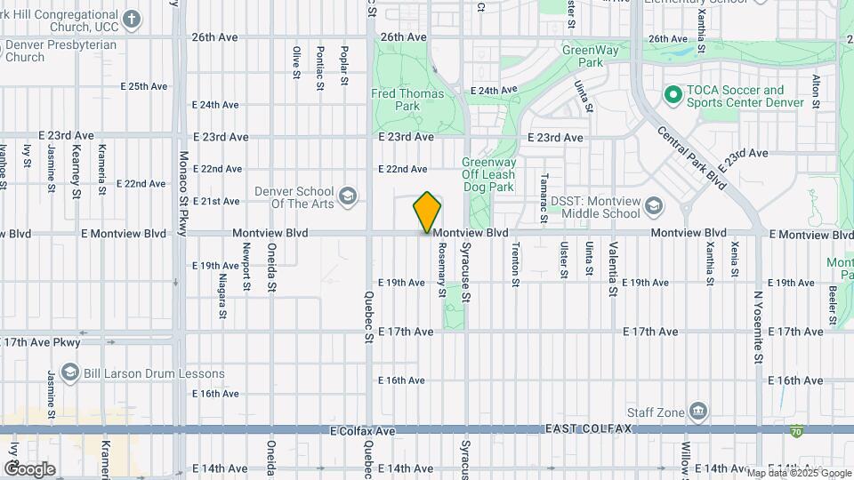 1990 Roslyn St Map and Location Details