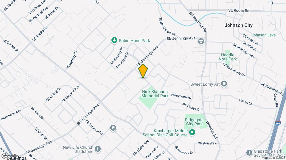 17035 SE Valley View Rd Mapa y Detalles de la Ubicación
