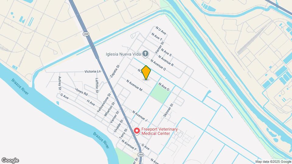 1602 North Ave N Map and Location Details