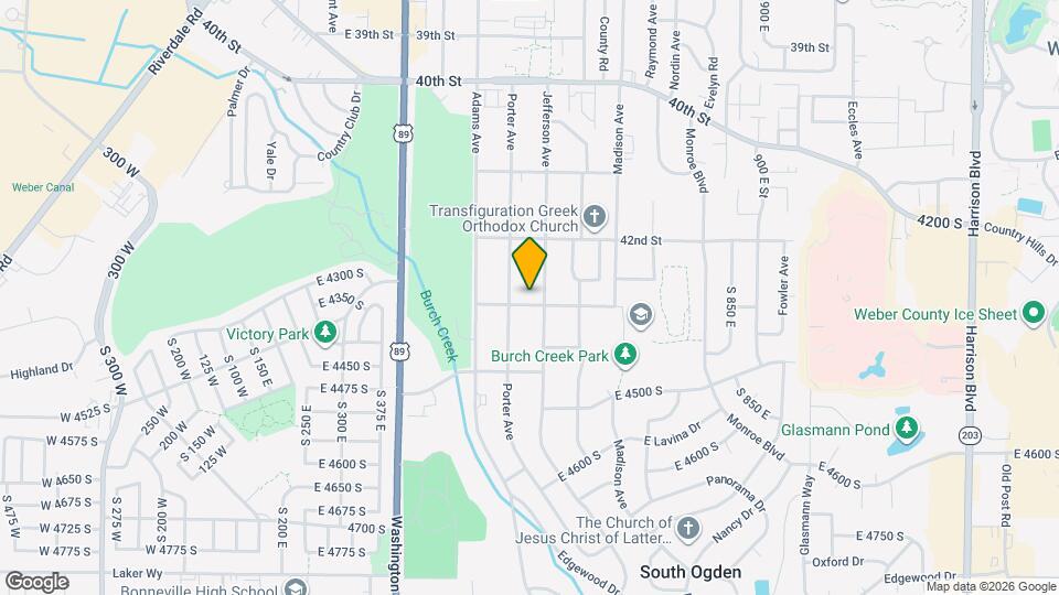 586 E 4300 S St Map and Location Details