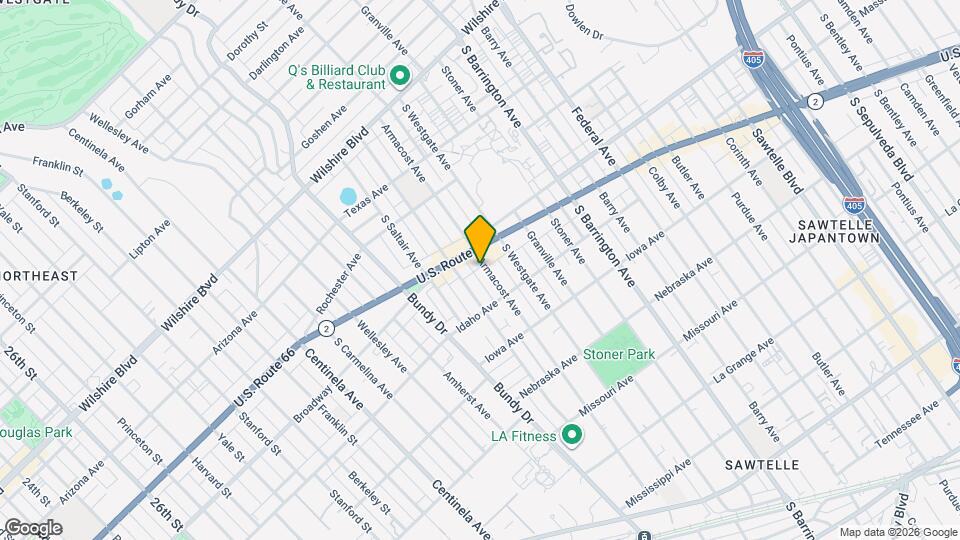 1519 Armacost Ave Map and Location Details