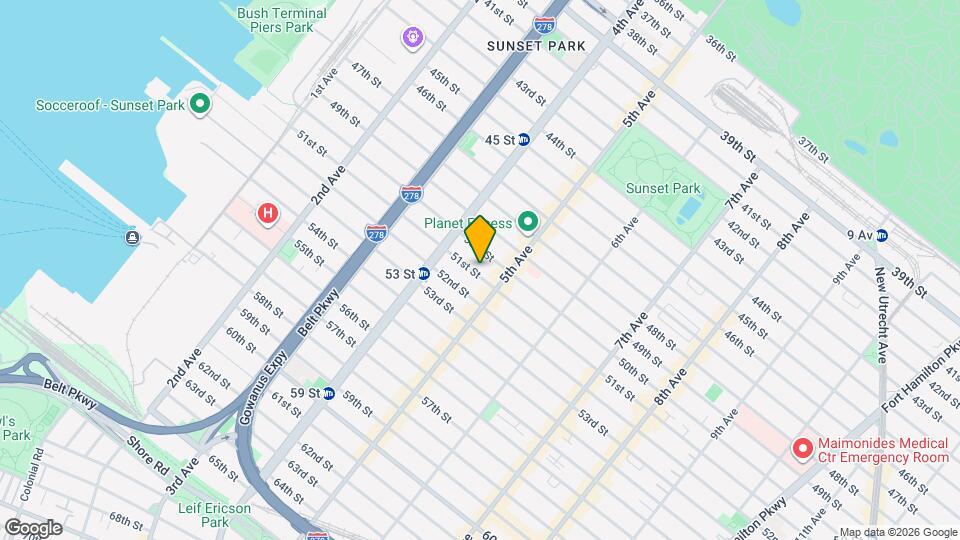451 51st St, Unit Apt#1 Mapa y Detalles de la Ubicación