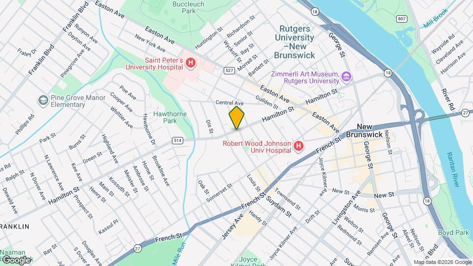 230 Hamilton St Map and Location Details