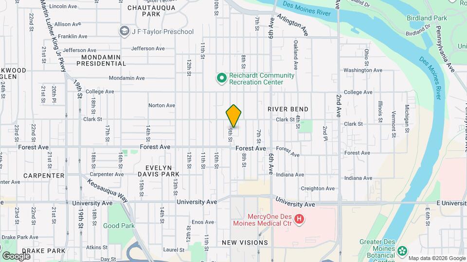 1431 9th St Map and Location Details