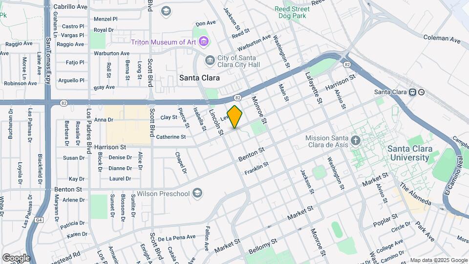 1510 Harrison St Map and Location Details