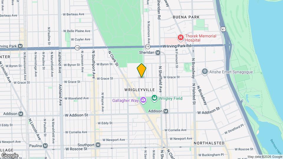 1111 W Grace St Map and Location Details