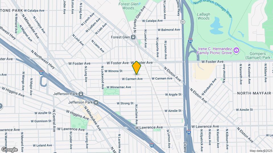 5058 W Carmen Ave Map and Location Details