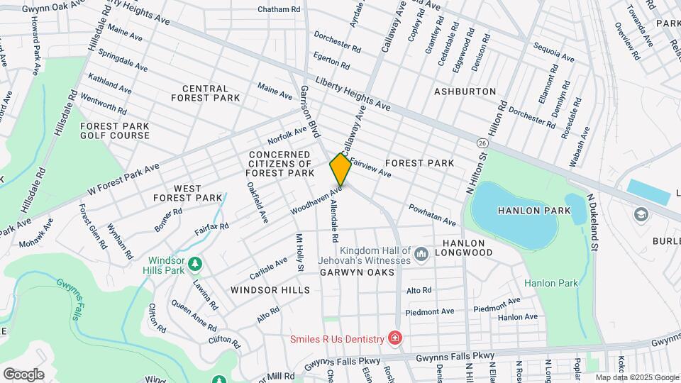 3701 Woodhaven Ave Map and Location Details