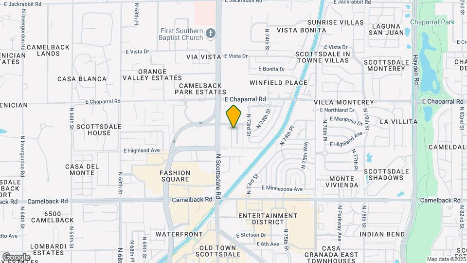 4832 N 72nd Way Map and Location Details