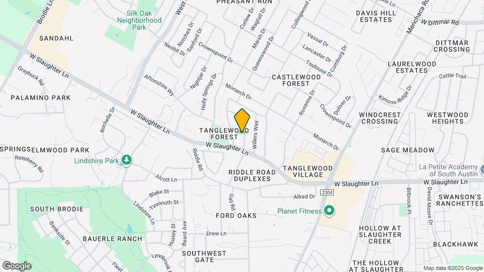 9828 Briar Ridge Dr Map and Location Details