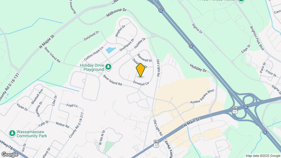 106 Donovan Ct Map and Location Details