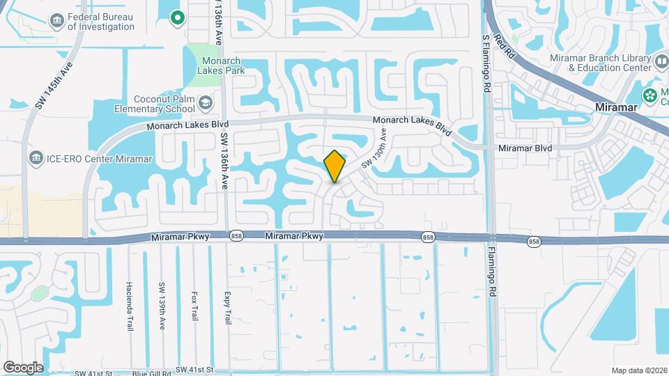 3052 SW 129th Terrace Map and Location Details